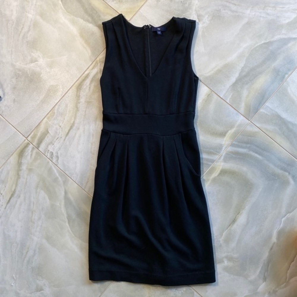 GAP Black Skater Jersey Dress